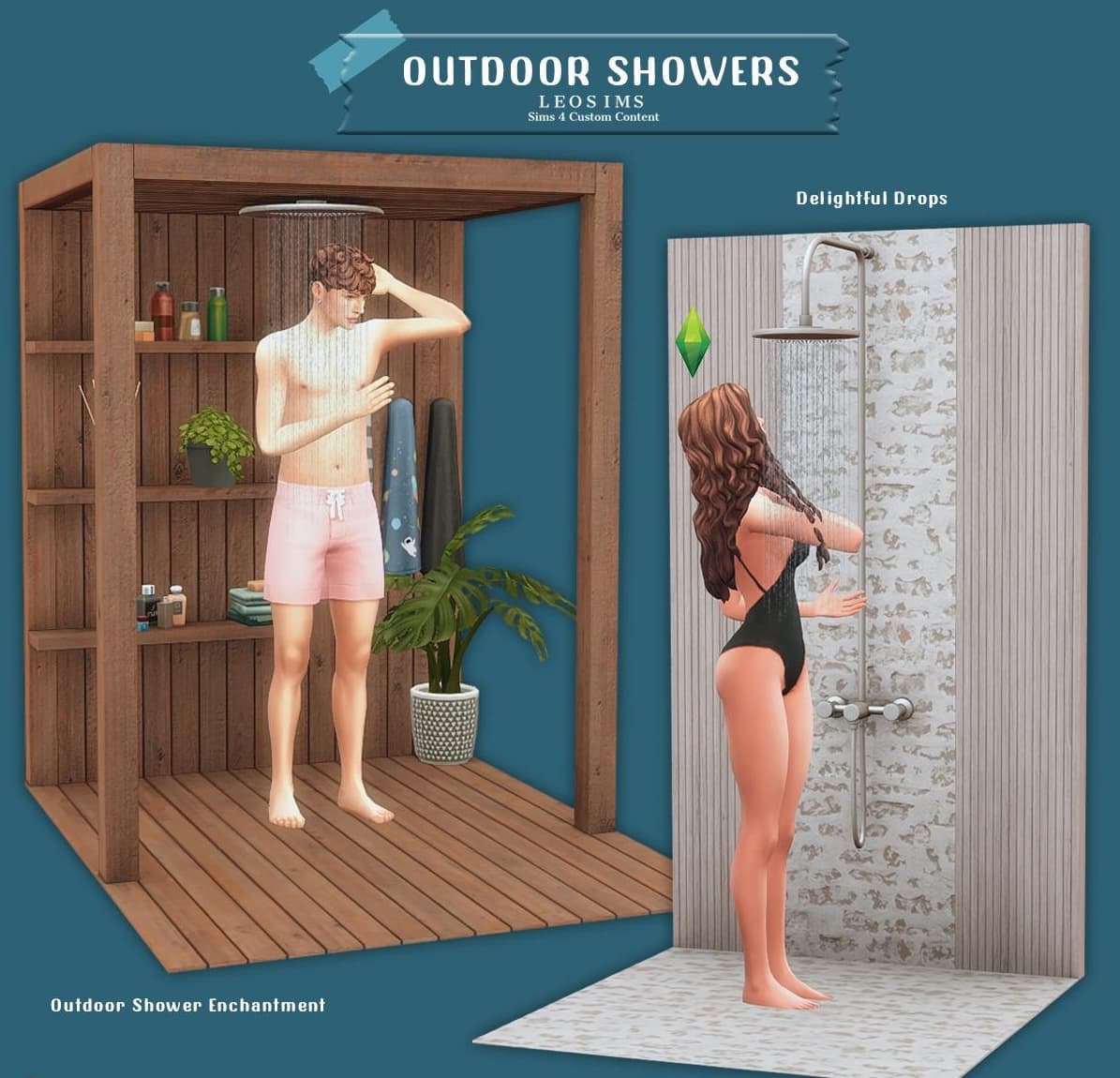 Сет уличных душей Outdoor Showers